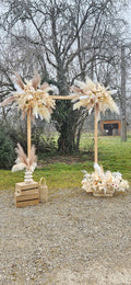 Arche de mariage bohème