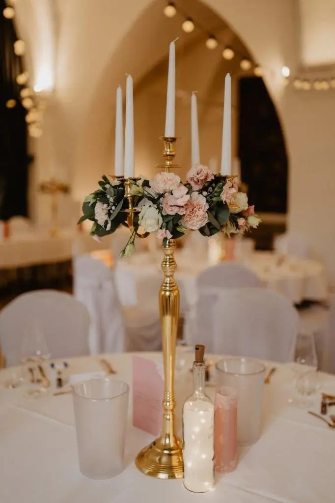 Chandelier doré 80cm Ma boutique Mariage montbéliard