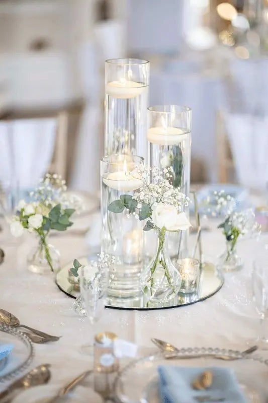 Lot de 3 vase pour bougie flottante Ma boutique Mariage montbéliard