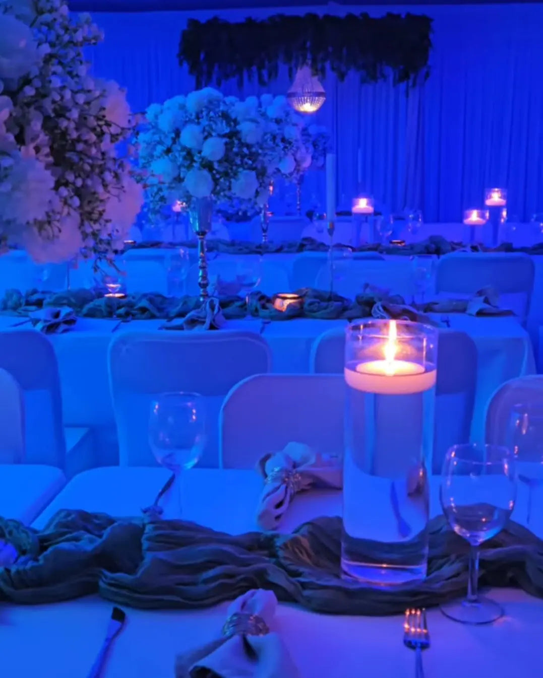 Mise en lumière projecteur Sweet Table Mariage Mariage montbéliard