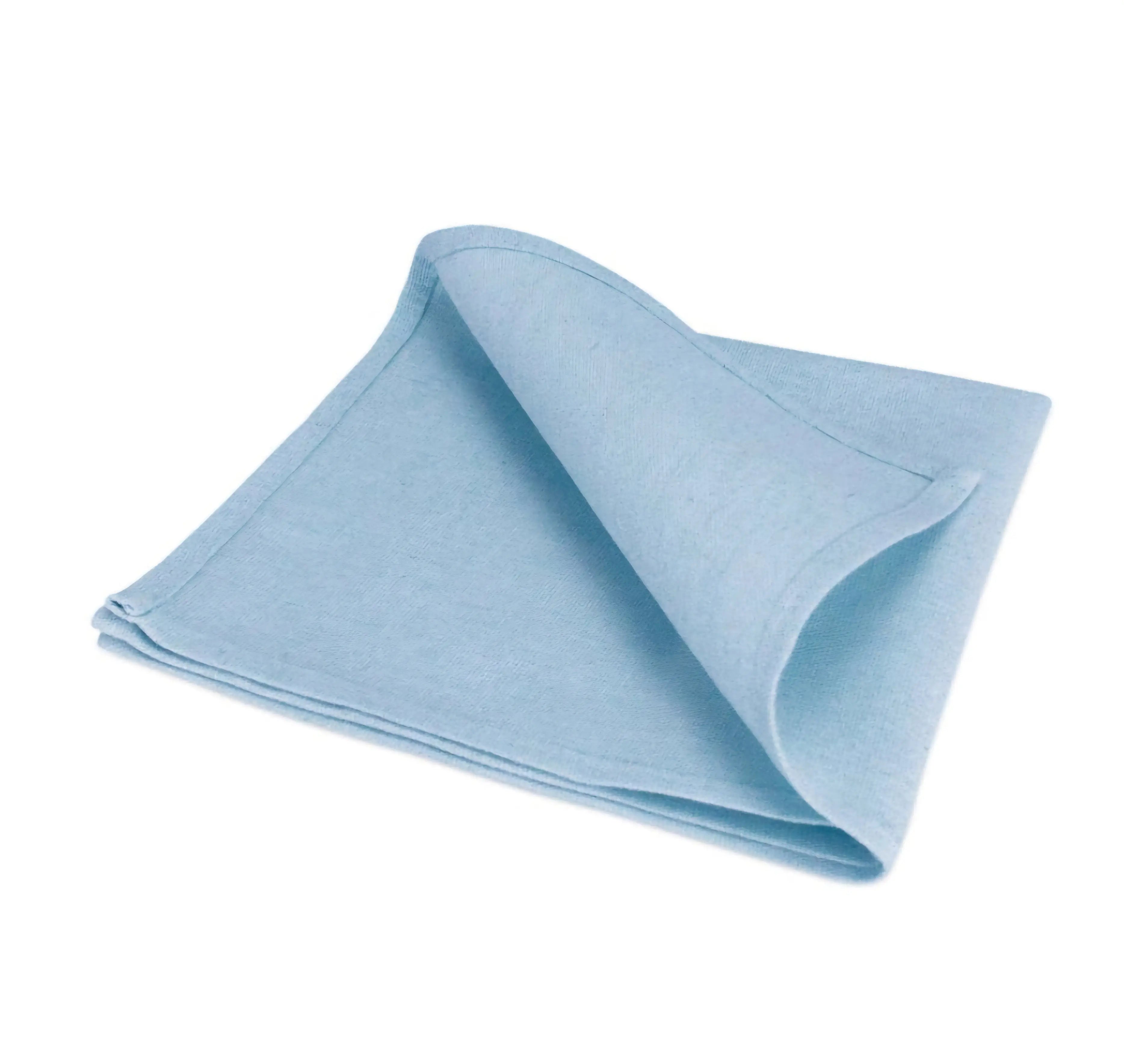 Serviette tissu bleu 50x50 Sweet Table Mariage Mariage montbéliard