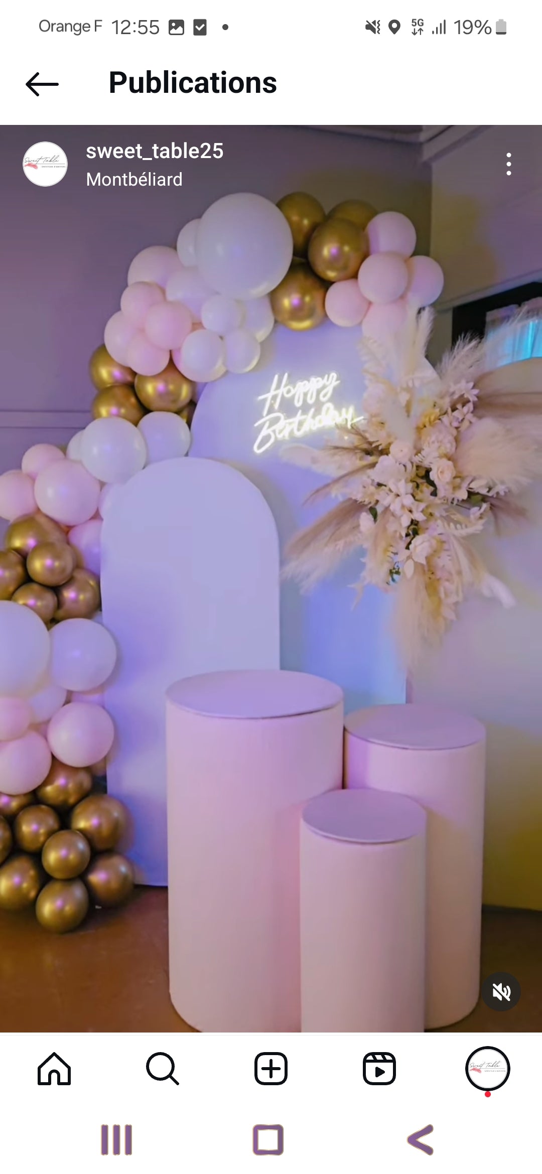 Arche de ballon Sweet Table Mariage Mariage montbéliard
