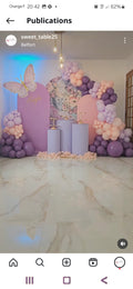 Arche de ballon Sweet Table Mariage Mariage montbéliard