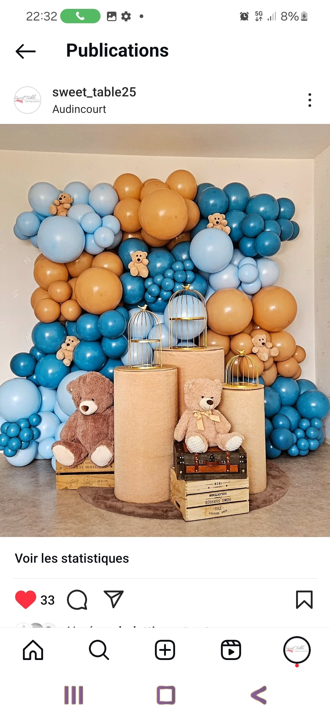 Arche de ballon Sweet Table Mariage Mariage montbéliard
